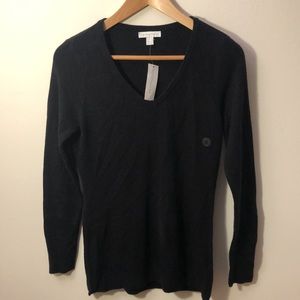 NWT Black V-neck sweater